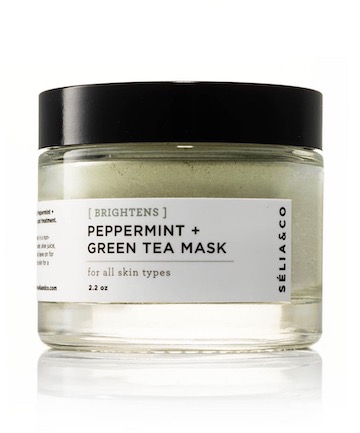 Selia & Co Brightens Peppermint + Green Tea Mask, $27