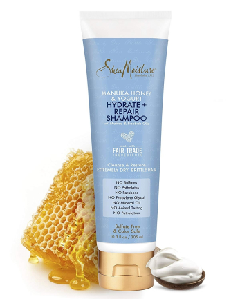 Shea Moisture Manuka Honey & Yogurt Hydrate + Repair Shampoo, $11