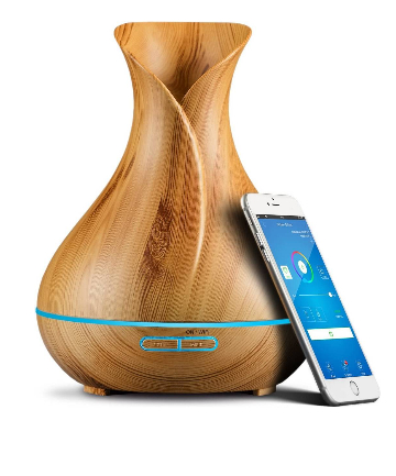 Sierra Modern Home Smart Wifi Wireless Essential Oil Aromatherapy Diffuser, $39.95