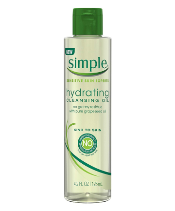 Simple Kind to Skin Hydrating Cleansing Oil, $8.49