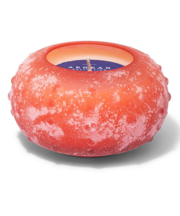 Skeem Design Coral Urchin Stacking Candle in Fig, $39