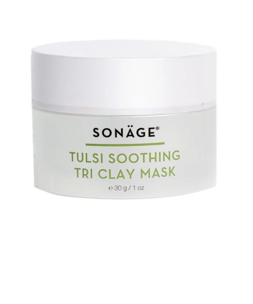 Sonage Tulsi Soothing Tri Clay Mask, $48