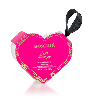 Spongelle Love Always Bulgarian Rose Heart Buffer, $14