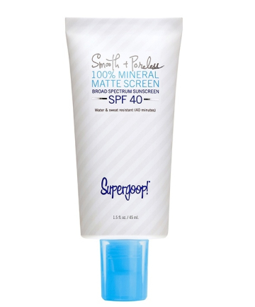 Supergoop Smooth and Poreless 100% Mineral Matte Sunscreen, $38