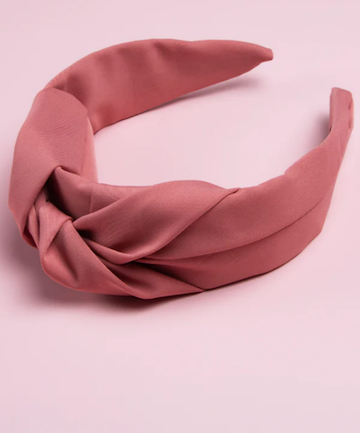 The Beachwaver Co. Knotted Headband Rose Pink, $20