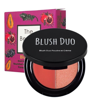 The Beauty Crop Blush Duo in Papaya Don't Preach, $10