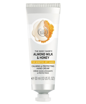 The Body Shop Almond Milk & Honey Hand Cream, $8