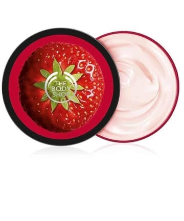 The Body Shop Strawberry Body Butter, $10.50