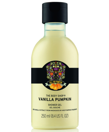 The Body Shop Vanilla Pumpkin Shower Gel, $5