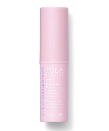 Tula Rose Glow + Get It Cooling & Brightening Eye Balm, $38