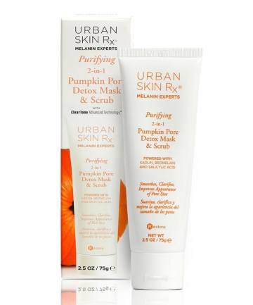Urban Skin Rx Purifying 2-in-1 Pumpkin Pore Detox Mask and Scrub, $16.99