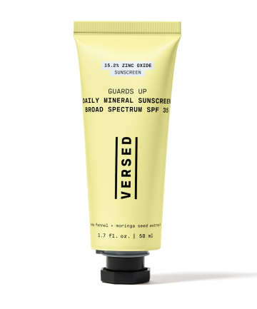 Versed Guards Up Daily Mineral Sunscreen Broad Spectrum SPF 35, $21.99