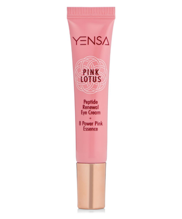 Yensa Pink Lotus Peptide Renewal Eye Cream, $48