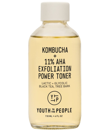 Youth To The People Kombucha + 11% AHA Exfoliation Power Toner, $38