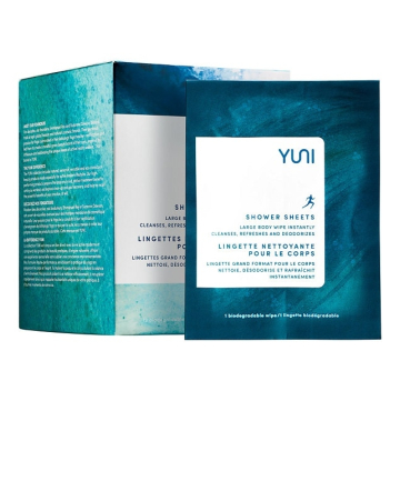 Yuni Shower Sheets, $15