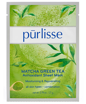 Purlisse Matcha Green Tea Antioxidant Sheet Mask, $36 for 6