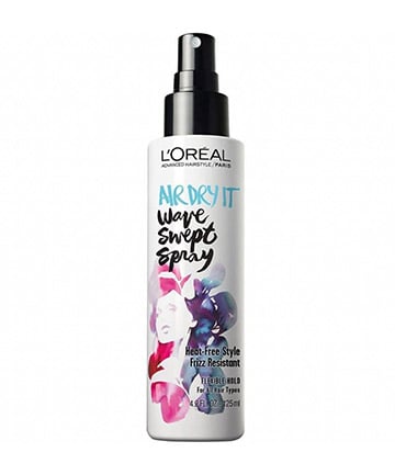 L'Oreal Advanced Hairstyle Air Dry It Wave Swept Spray, $4.99