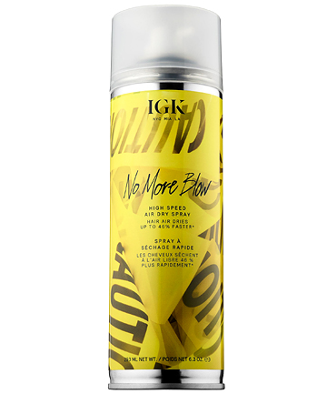 IGK No More Blow High Speed Air Dry Spray, $29