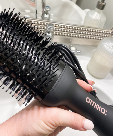 I Tried It Amika S Hairbrush Blow Dryer Hybrid That Promises Zero Frizz