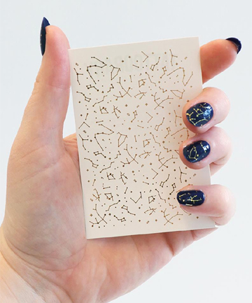 Simple Constellation Nail Art | Constellation nail art, Constellation nail, Nail  art