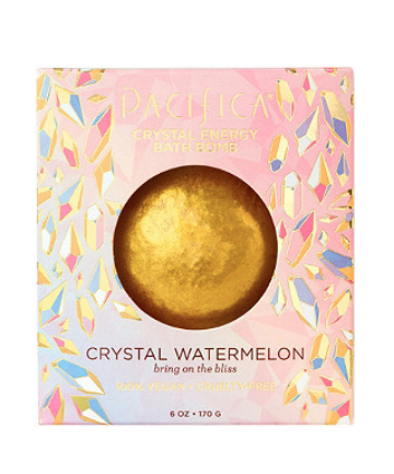 Pacifica Crystal Melon Crystal Energy Bath Bomb, $6.50