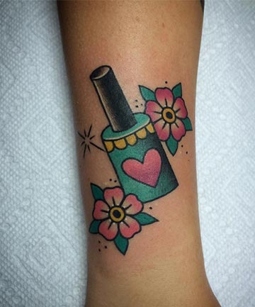 Color, Watercolor, Illustrative tattoo by
