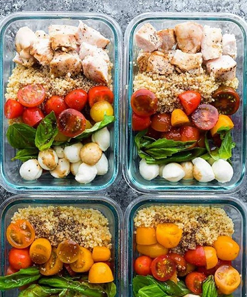 Caprese Chicken Salad Lunch Bowl