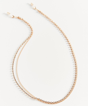 Urban Outfitters Rhinestone Sunglasses Chain, $22