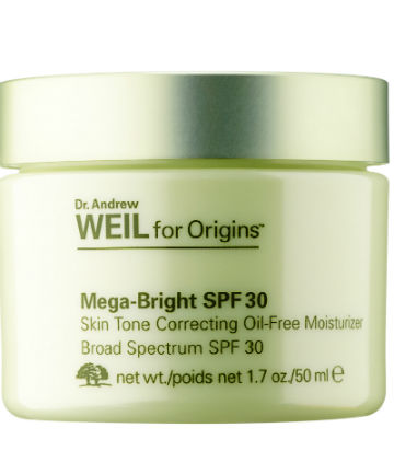 Origins Dr. Andrew Weil for Origins Mega-Bright SPF 30 Oil-Free Moisturizer, $54