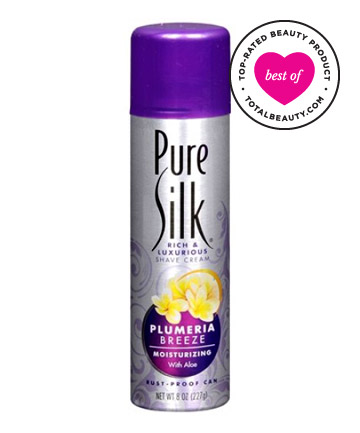 Best Hair Removal Product No. 7: Pure Silk Moisturizing Shave Cream With Aloe, $2.99