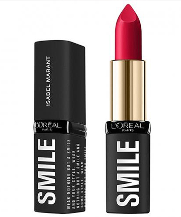 L'Oreal Paris x Isabel Marant Smile Colour Riche Matte Lipstick, $12