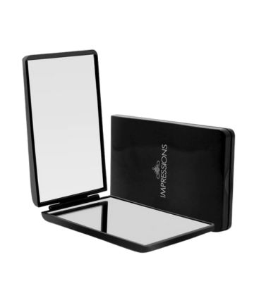 Impressions Vanity Company Slayessentials Bifold Compact Mirror in Black, $5