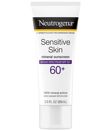Neutrogena Sensitive Skin Sunscreen Lotion Broad Spectrum SPF 60+, $10.99