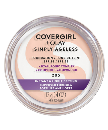 CoverGirl & Olay Simply Ageless Instant Wrinkle Defying Foundation, $12.18 