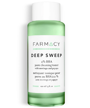 Farmacy Deep Sweep 2% BHA Pore Cleaning Toner With Moringa and Papaya, $28