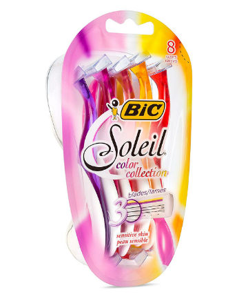 BIC Soleil Color Collection 3-Blade Disposable Razors