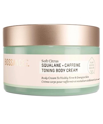 Biossance Squalane + Caffeine Toning Body Cream, $28