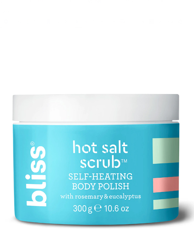 6. Bliss Hot Salt Scrub Self-Heating Body Polish, $20