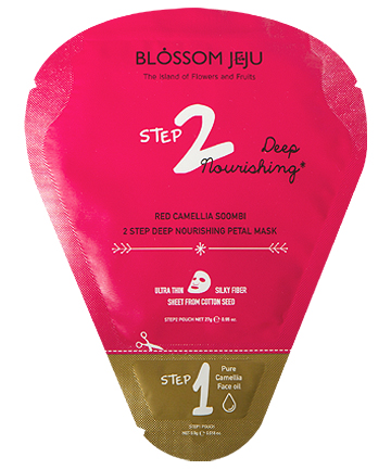 Blossom Jeju 2 Step Nourishing Petal Mask, $6