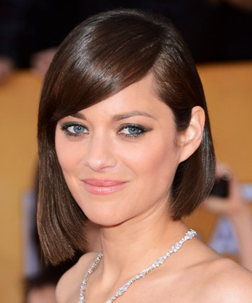 Marion Cotillard's Side-Parted Bob Hairstyle