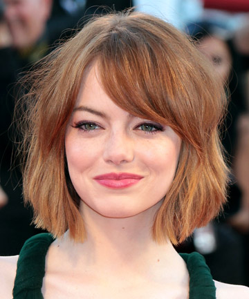 Emma Stone S Bent Bob Hairstyle 19 Best Bob Haircuts That Look