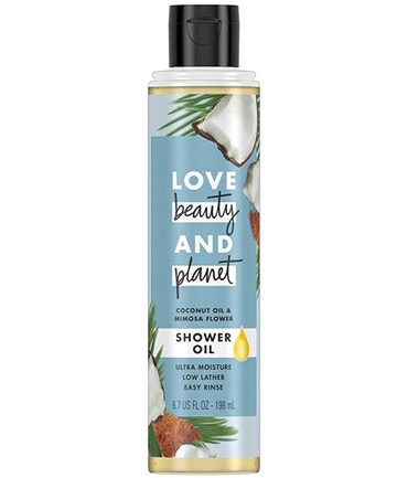 Love Beauty & Planet Coconut Oil & Mimosa Flower Shower Oil, $6.99