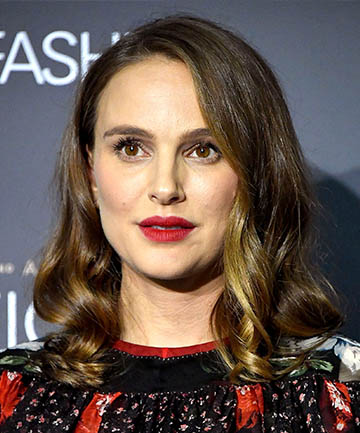 natalie portman dark brown hair