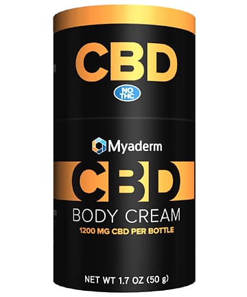 Myaderm CBD Body Cream 1200mg, $49.99