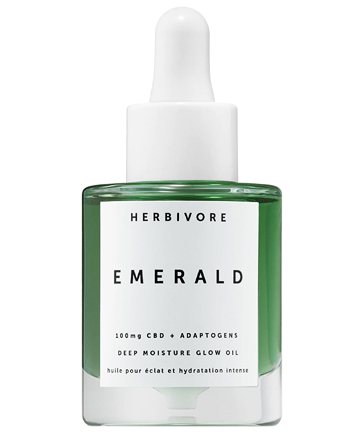 Herbivore Emerald CBD + Adaptogens Deep Moisture Glow Oil, $58