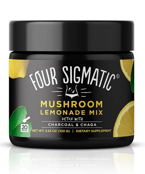 Four Sigmatic Mushroom Lemonade Mix with Charcoal & Chaga, $30