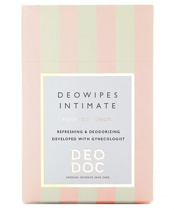 DeoDoc Intimate Deowipes, $15