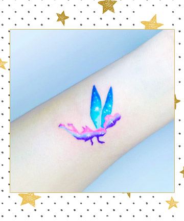Twinkling Tinkerbell Tattoo, 17 Disney Tattoos That'll Take You Back to  Childhood - (Page 8)