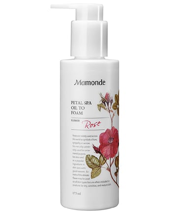 Mamonde Petal Spa Oil to Foam Cleanser, $21