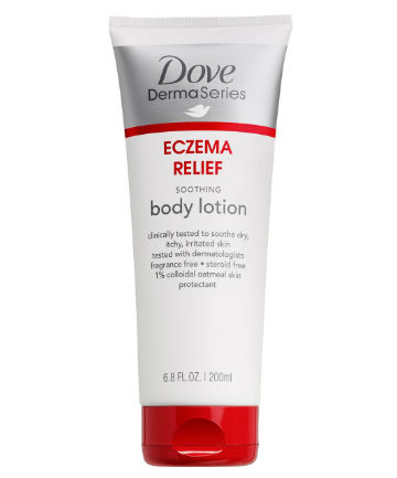 Best Eczema Treatment No. 11: Dove DermaSeries Eczema Body Lotion, $10.89